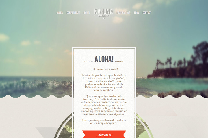 Kahuna WebStudio website preview